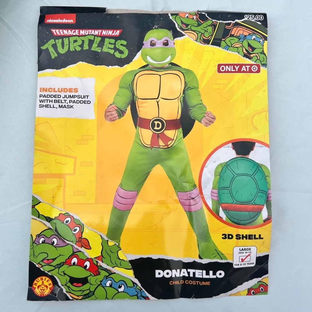 Ninja Turtles Donatello Teenage Mutant Ninja Turtles Size Kids Large 10-12